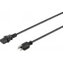 Sygonix SY-5042736 Kaltgeräte-Anschlusskabel CEE 7/7 auf IEC C13 2 m Schwarz