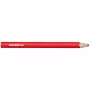 Gedore RED 3301432 Zimmermannsbleistift, oval, rot, 175 mm, 12er-Pack