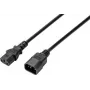 Sygonix SY-5044234 Kaltgeräte-Verlängerungskabel, C14 auf C13, 3,5 m, Schwarz