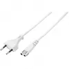 Sygonix SY-5044236 Weißes Netzkabel 3m Schuko auf IEC C13