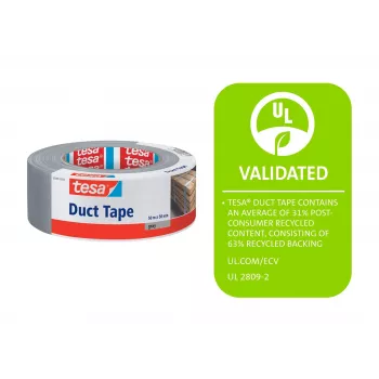 tesa 56499-00000-15 Gewebeband Grau 50 m x 50 mm