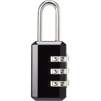 SYGONIX SY-5044452 22 mm schwarzes Kombinationsvorhängeschloss