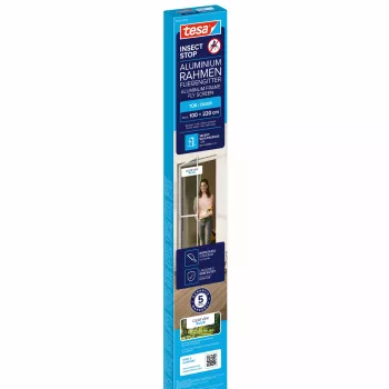 tesa Insect Stop Fliegengittertür Weiß 1,0 x 2,2 m (55192-00100-00)