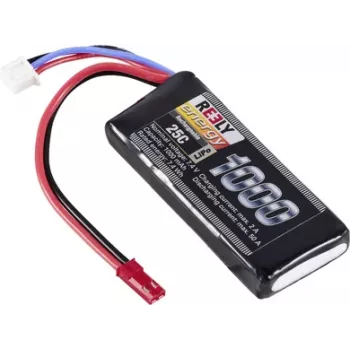Reely LiPo Akku 7,4V 1000mAh 2S 25C Softcase mit BEC-Stecker RE-7849758