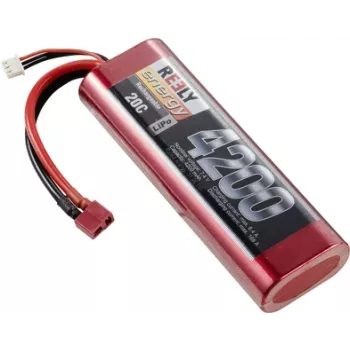 Reely LiPo Akku-Pack 7,4V 4200mAh 2S 20C Hardcase T-Plug RE-7851471