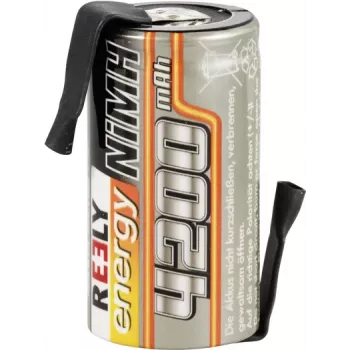 Reely NiMH Sub-C Einzelzelle 1,2 V 4200 mAh mit Lötfahnen (RE-7853232)