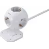 Sygonix SY-4535062 Schuko Steckdosenadapter Weiß 1-fach