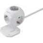 Sygonix SY-4535062 Schuko Steckdosenadapter Weiß 1-fach