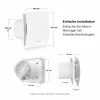 BOSCH F1500 DH 100 Badezimmer-Abluftventilator mit Nachlaufzeit DN 100 7738335626