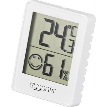 Sygonix SY-5267052 Digitales Thermo-Hygrometer Weiß