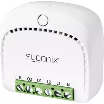 Sygonix SY-4699844 WLAN-Steckdose mit Energiemonitoring, 3680 W, Typ F, Innenbereich, kompatibel mit Alexa & Google Home