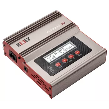 Reely V-Charge 50 Multifunktionsladegerät 50W AC/DC LiPo NiMH NiCd Pb mit Balancer RE-8264340