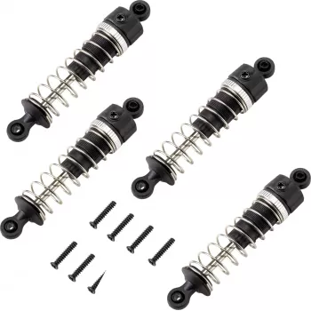 Reely Ersatz-Stoßdämpfer-Set (2 Stk.) für 1:10 RC-Autos, Buggys, Trucks - 90mm Aluminium Öl-gefüllt