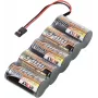 Reely NiMH RC-Akkupack 6 V 3700 mAh 5-Zellen Sub-C Side-by-Side JR-Stecker RE-7856835