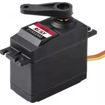 Reely D15022MG Digital-Servo mit Metallgetriebe, JR-Stecker, 15 kg/cm bei 6 V RE-7165944