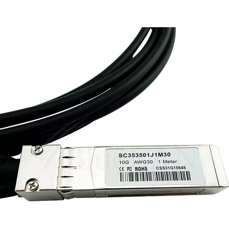 BlueLAN PSF1PXA3M-BL 10GBASE-CR Passives SFP+ Direct Attach Kabel, 3m, AWG30, Blau