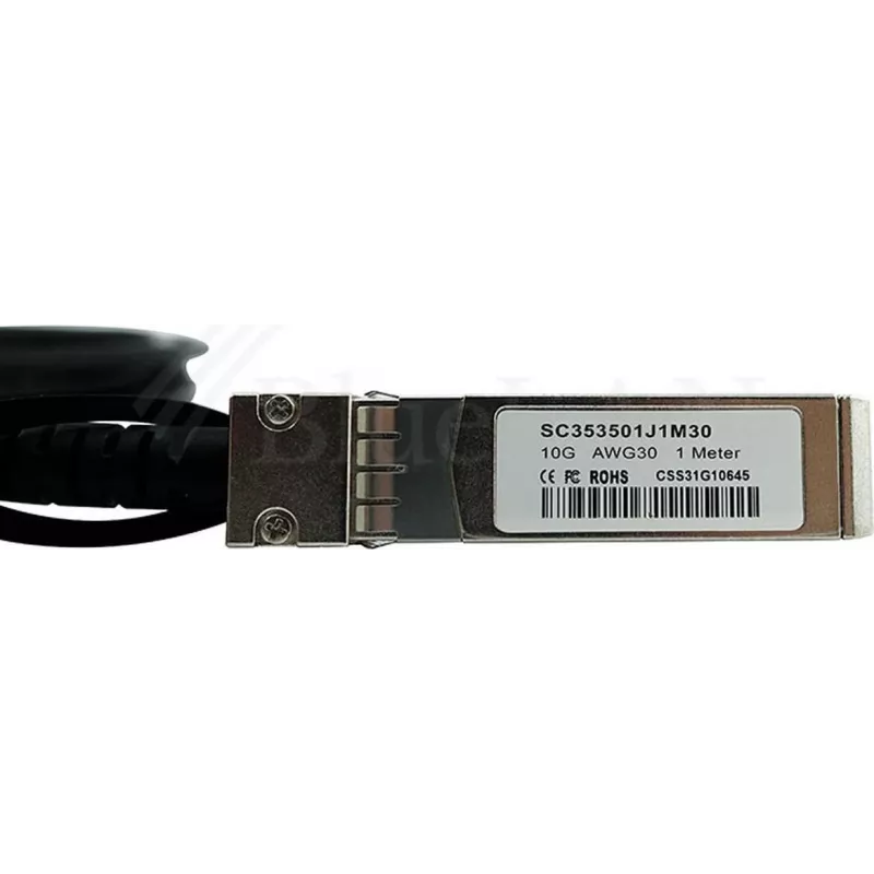BlueLAN PSF1PXA3M-BL 10GBASE-CR Passives SFP+ Direct Attach Kabel, 3m, AWG30, Blau
