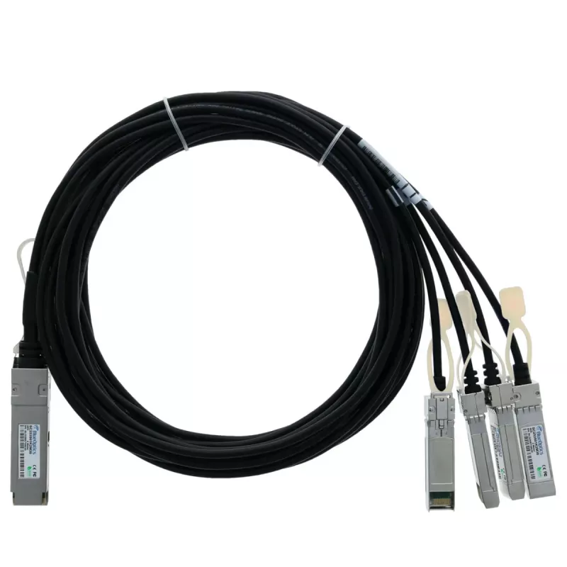 BLUELAN BlueOptics SC253501K2M30-BL InfiniBand-Kabel 2 m QSFP auf 4x SFP+ Schwarz