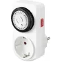 Sygonix SY-5042668 Analoger Zwischenstecker-Zeitschalter Tagesprogramm 3680 W IP20 Dauerbetrieb Weiß