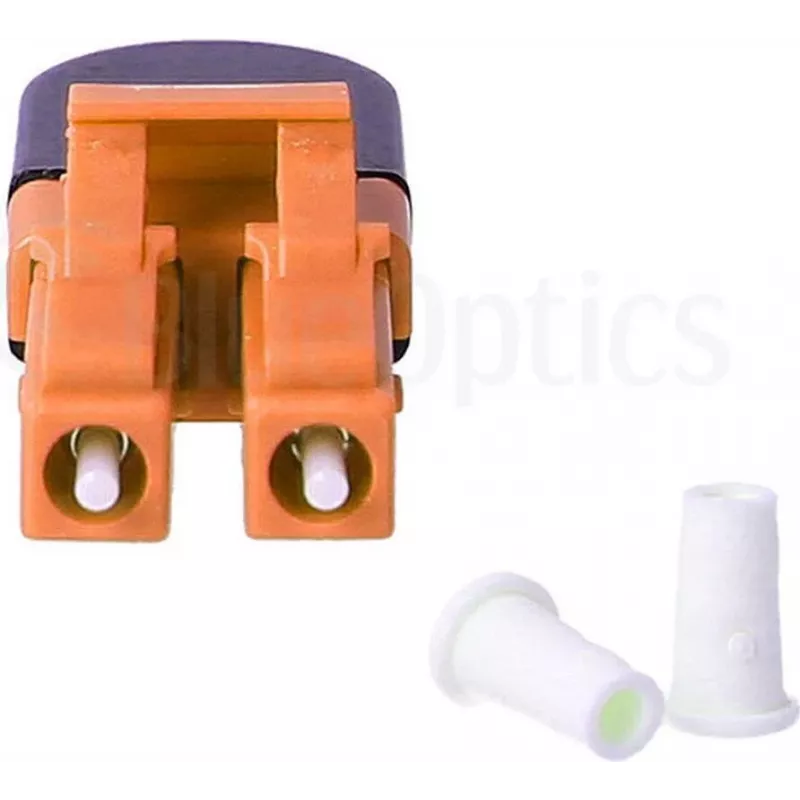 BLUELAN BlueOptics LWL-Loopback-Adapter OM2 LC/UPC Duplex Keramikferrule -40°C bis +85°C (BOLBLCOM2)