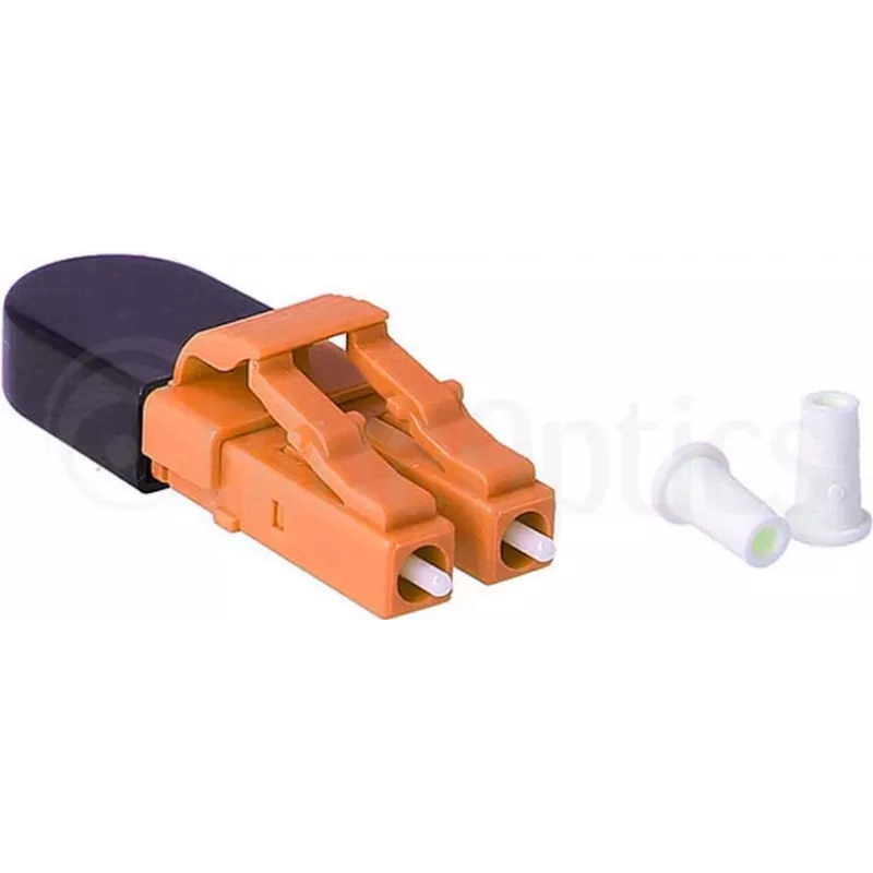 BLUELAN BlueOptics LWL-Loopback-Adapter OM2 LC/UPC Duplex Keramikferrule -40°C bis +85°C (BOLBLCOM2)