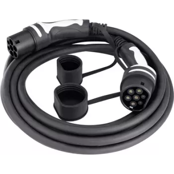 Sygonix SY-5836546 eMobility Typ 2 Ladekabel 5 m 11 kW 20 A 3-Phasen IP65 Außenbereich