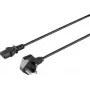 SYGONIX SY-5042738 Netzkabel CEE 7/7 auf IEC C13 2 m Schwarz