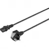SYGONIX SY-5042738 Netzkabel CEE 7/7 auf IEC C13 2 m Schwarz