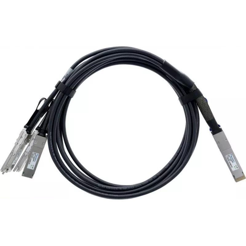 BlueLAN QDD-4X100G-2M-BL Juniper-kompatibles 400G QSFP-DD Breakout-DAC-Kabel 2m AWG26