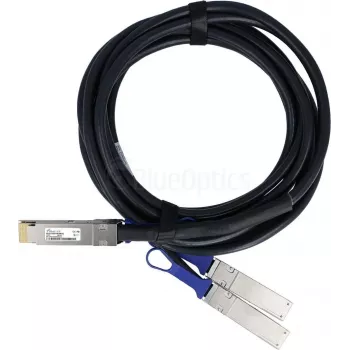 BlueLAN 200Gb/s QSFP56 auf 2x100Gb/s QSFP56 Infiniband HDR Direct Attach Breakout Kabel, 3m, AWG26 (MCP7H50-H003R26-BL)