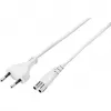 Sygonix SY-5044218 Netzkabel Weiß 1,8m Schuko auf Schuko 16A