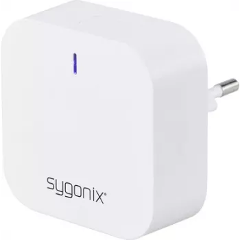 Sygonix SY-6052182 ZigBee Bluetooth Gateway Weiß Smart Home Hub für bis zu 128 Geräte