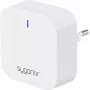 Sygonix SY-6052182 ZigBee Bluetooth Gateway Weiß Smart Home Hub für bis zu 128 Geräte