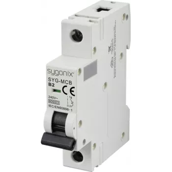 Sygonix SY-6437976 SYG-MCB 1P/B2/6KA Leitungsschutzschalter 1-polig 2 A 240 V/AC