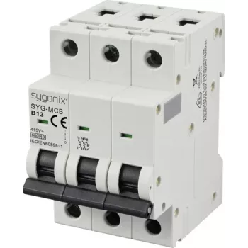 Sygonix SY-6440992 SYG-MCB 3P/B13/6KA Leitungsschutzschalter 3-polig 13A 415V 6kA