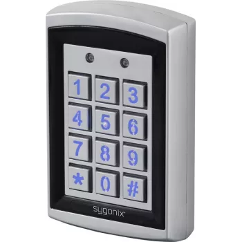 Sygonix SY-6428612 RFID-Code-Tastatur mit beleuchteten Tasten, Aufputzmontage, 12/24 V DC/AC, IP66