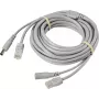 Sygonix SY-6441788 20m BNC + DC-Strom Überwachungskamera Verlängerungskabel, Schwarz