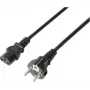 Sygonix SY-5243890 Kaltgeräteanschlusskabel, Schwarz, 5 m