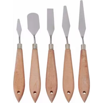 Reely RE-7042686 Hochflexibles Spatel-Set 5-teilig für Modellbau