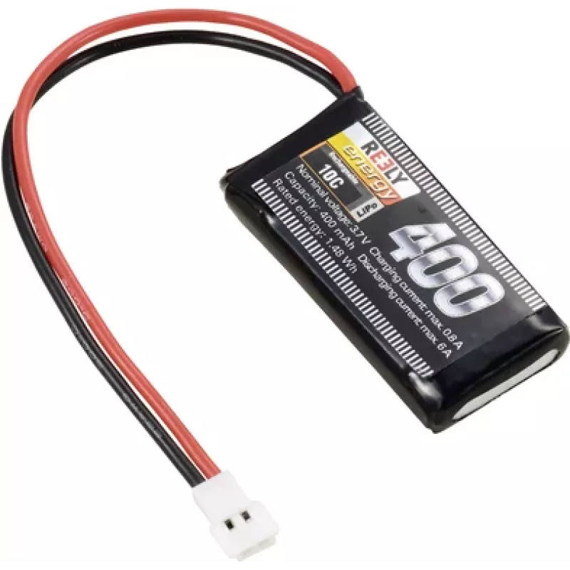 Reely LiPo Akku-Pack 3,7V 400mAh 1S 10C Softcase Flachstecker RE-7845951