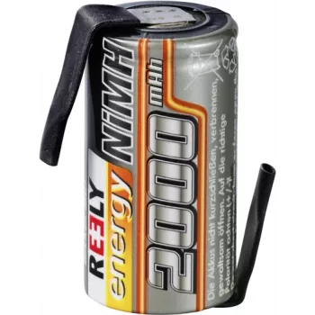 Reely NiMH Einzelzelle 1,2 V 2000 mAh mit Lötfahne (RE-7851720)