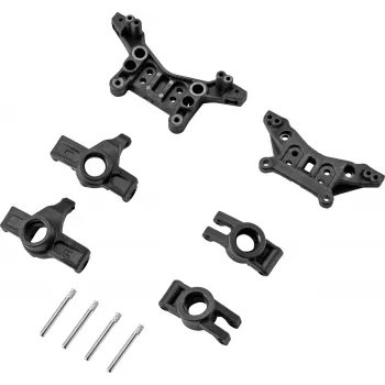 Reely RE-6904716 Dämpferbrücke und Achsschenkel Set für Rhino 2 1:10 4WD Buggy