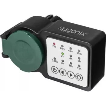 Sygonix SY-6786456 Analoger Countdown-Timer mit Tagesprogramm, 3680 W, IP44, Dauerbetrieb