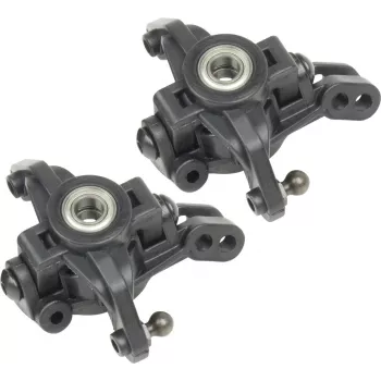 Reely RE-7083027 Achsschenkel-Set für Rhino 2 (2 Stk., Schwarz)