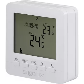 Sygonix SY-6805680 SY02B05RF Funk-Raumthermostat Aufputz-Montage Wochenprogramm
