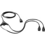 SYGONIX SY-5042698 Netzkabel C13 auf Schuko 2,35 m Schwarz
