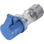 Sygonix SY-5871536 CEE-Kupplung 16 A 3-polig 230 V/AC IP44 Transparent