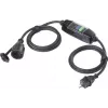 Sygonix SY-6052178 PRCD tragbares Fehlerstrom-Schutzschalter-Verlängerungskabel 230 V/AC 3 m Schwarz IP44