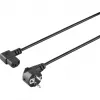 Sygonix SY-5042718 Kaltgeräte-Anschlusskabel CEE 7/7 auf IEC C13, 1,5 m, Schwarz