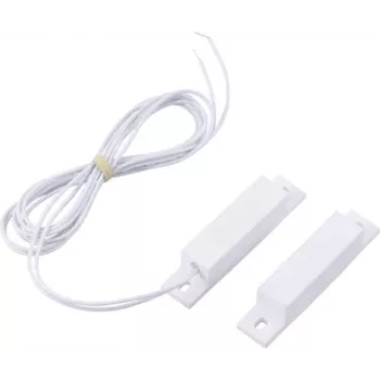 Sygonix SY-6056896 Magnetkontakt NC 24 V/DC Weiß für Türen/Fenster max. 15 mm